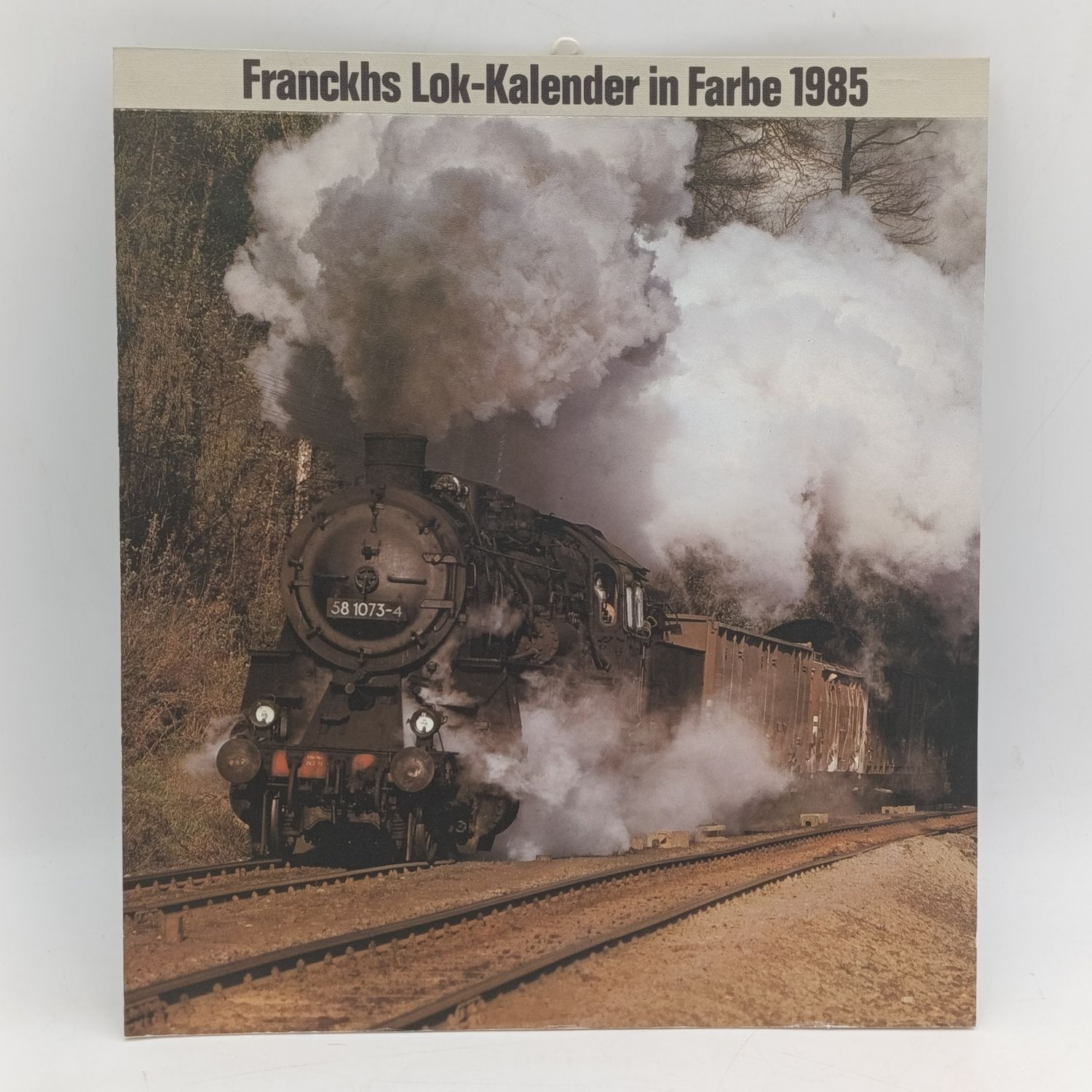 1985 German Railway themed calendar