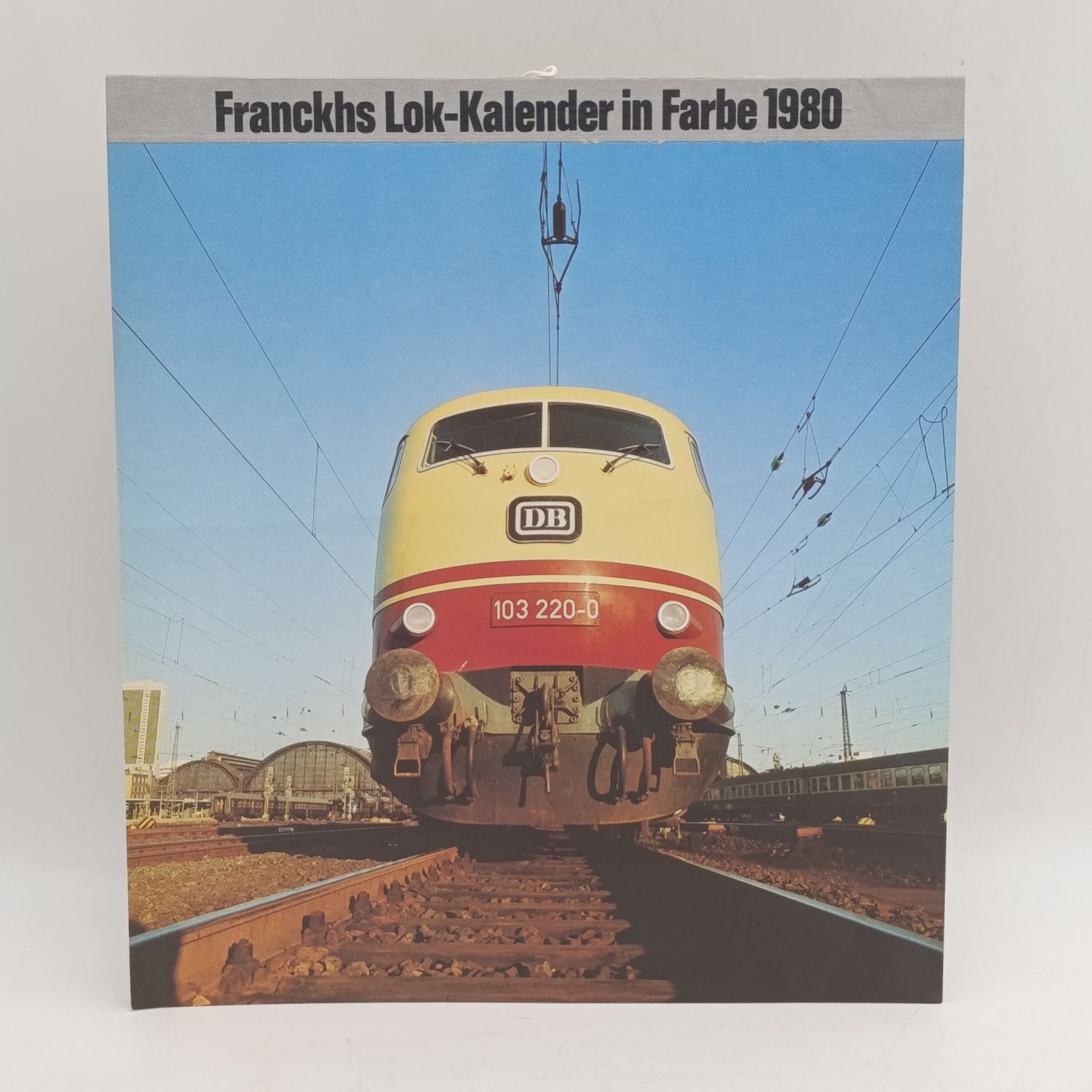 1980 German Railway themed calendar