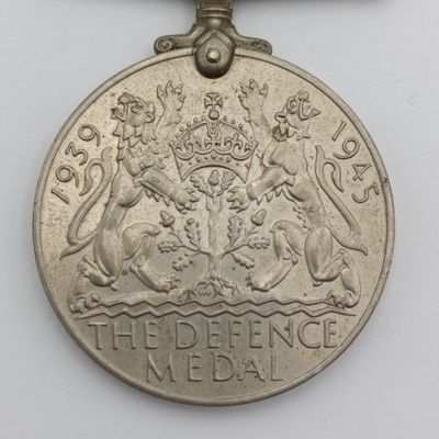 WW2 The Defence Medal - unnamed issue