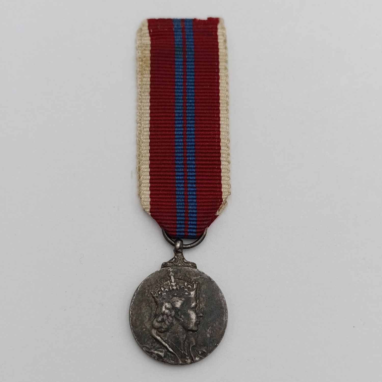 1953 Queen Elizabeth miniature coronation medal