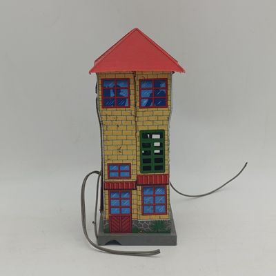Vintage Japanese tinplate Railways Signal tower - battery operated