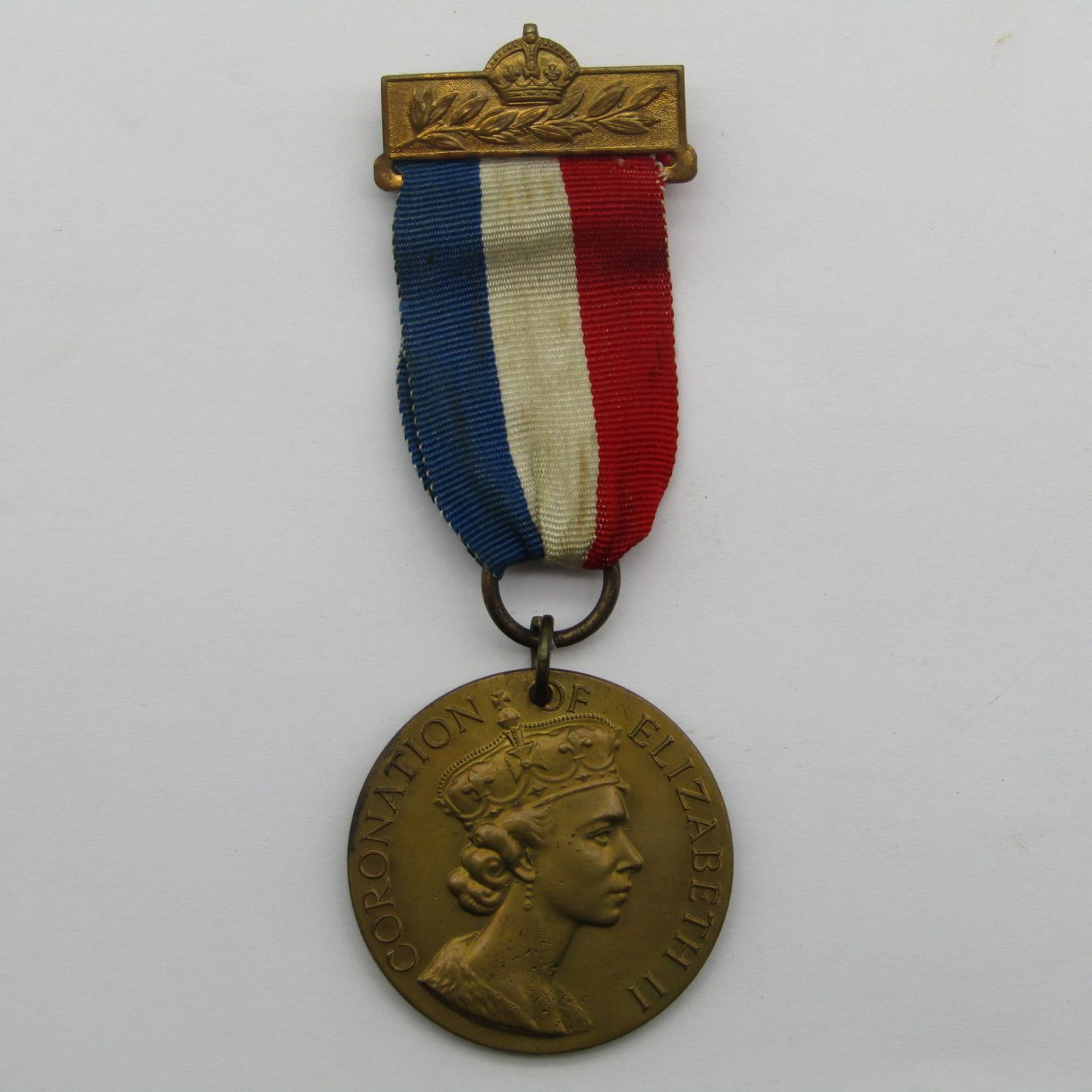 1953 Coronation of Elizabeth 2 medallion - unusual &quot;The Ridge&quot; in Gloucestershire