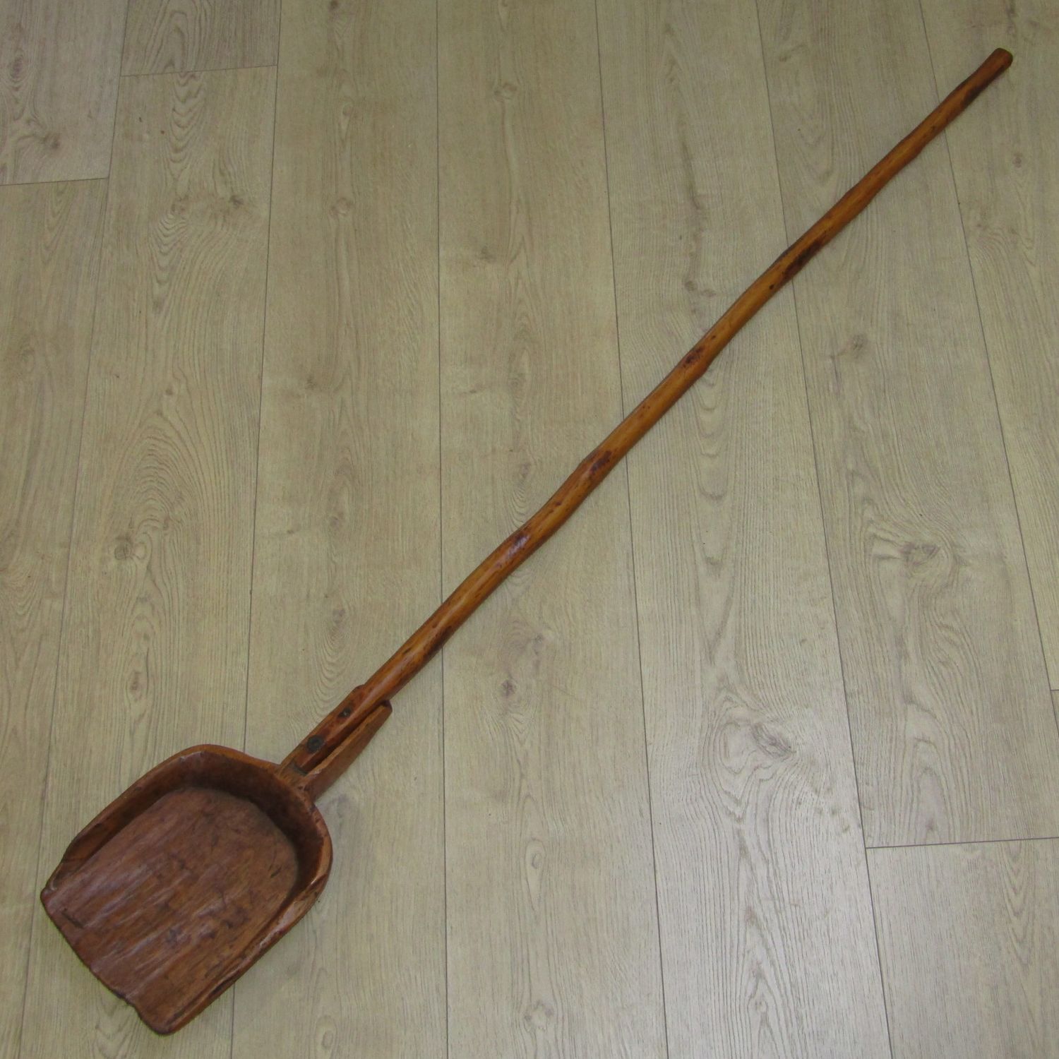 Antique 19th century wooden grain shovel/winnowing scoop