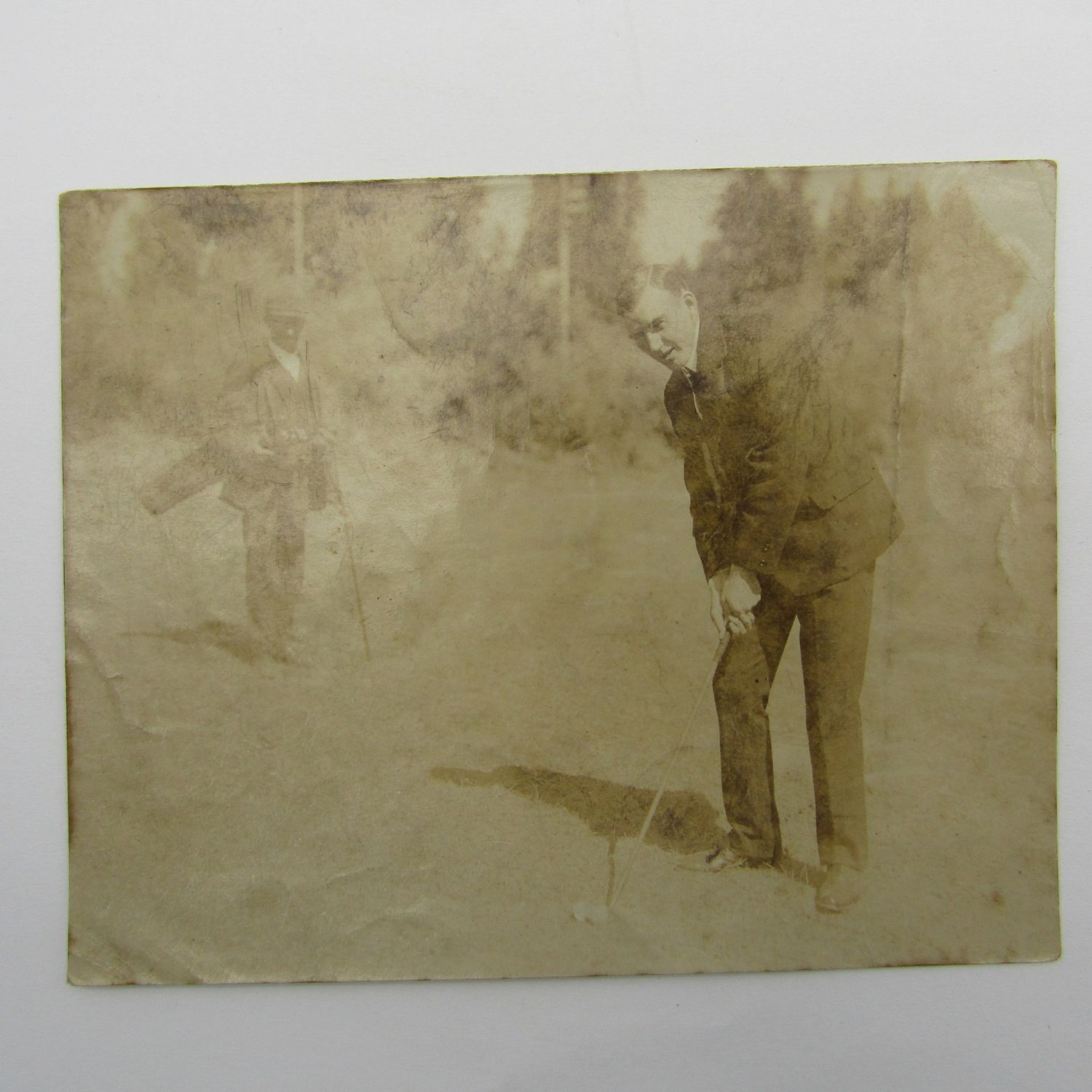 Antique golfing photo - early 1900&#39;s