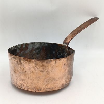 Antique Copper pot with handle