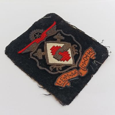 Vintage L.E.M.A.S - Locomotive Engineers Mutual Aid Society cloth badge