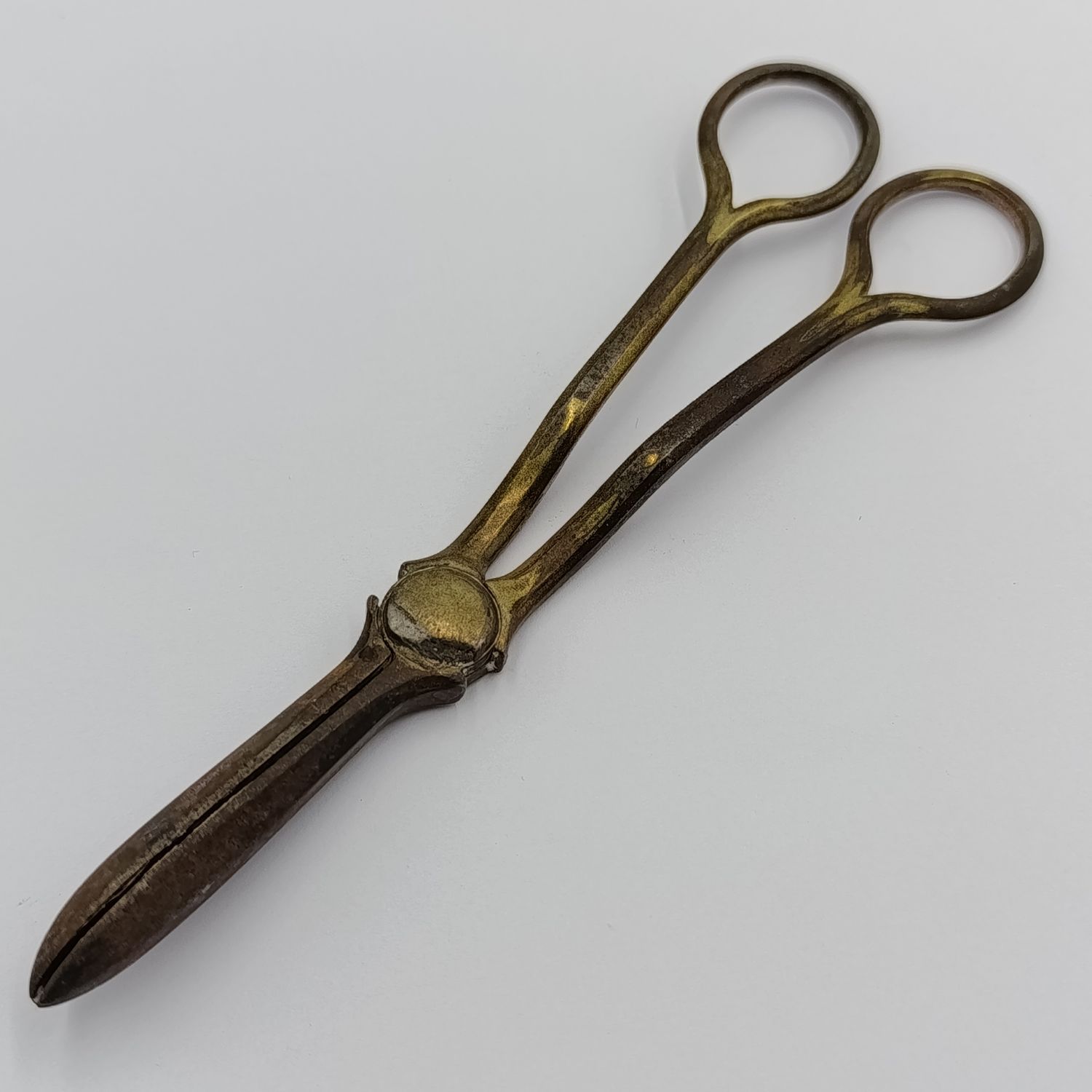 Antique silver plated grape shears