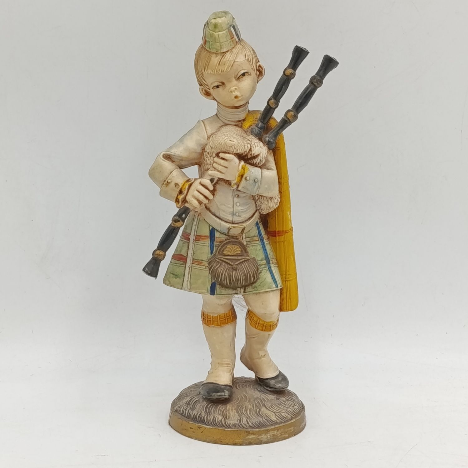 Vintage Scottish Piper figurine - Depose Italy 503