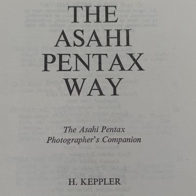 The Pentax way - Herbert Keppler - including K series