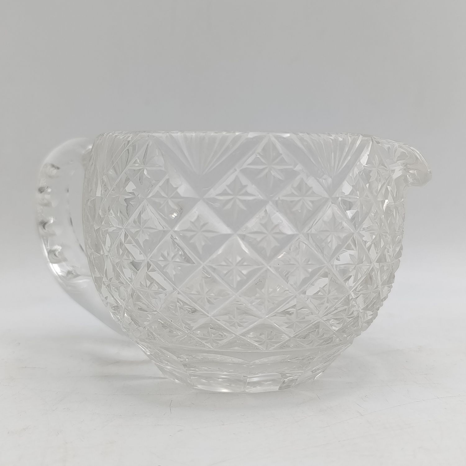 Vintage Crystal glassware milk jug