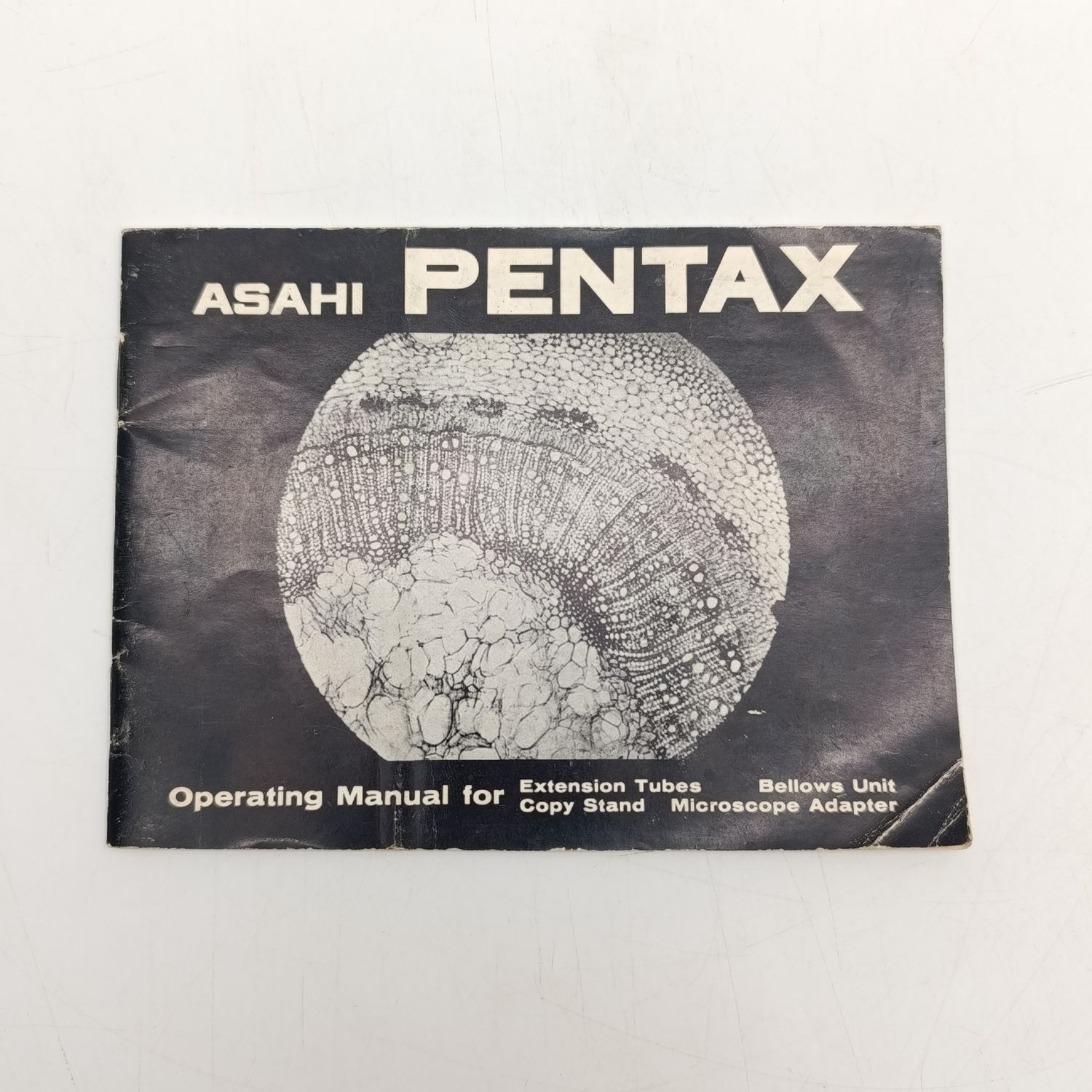 ASAHI Pentax original manual for Extension tubes, Bellows, Microscope adapter