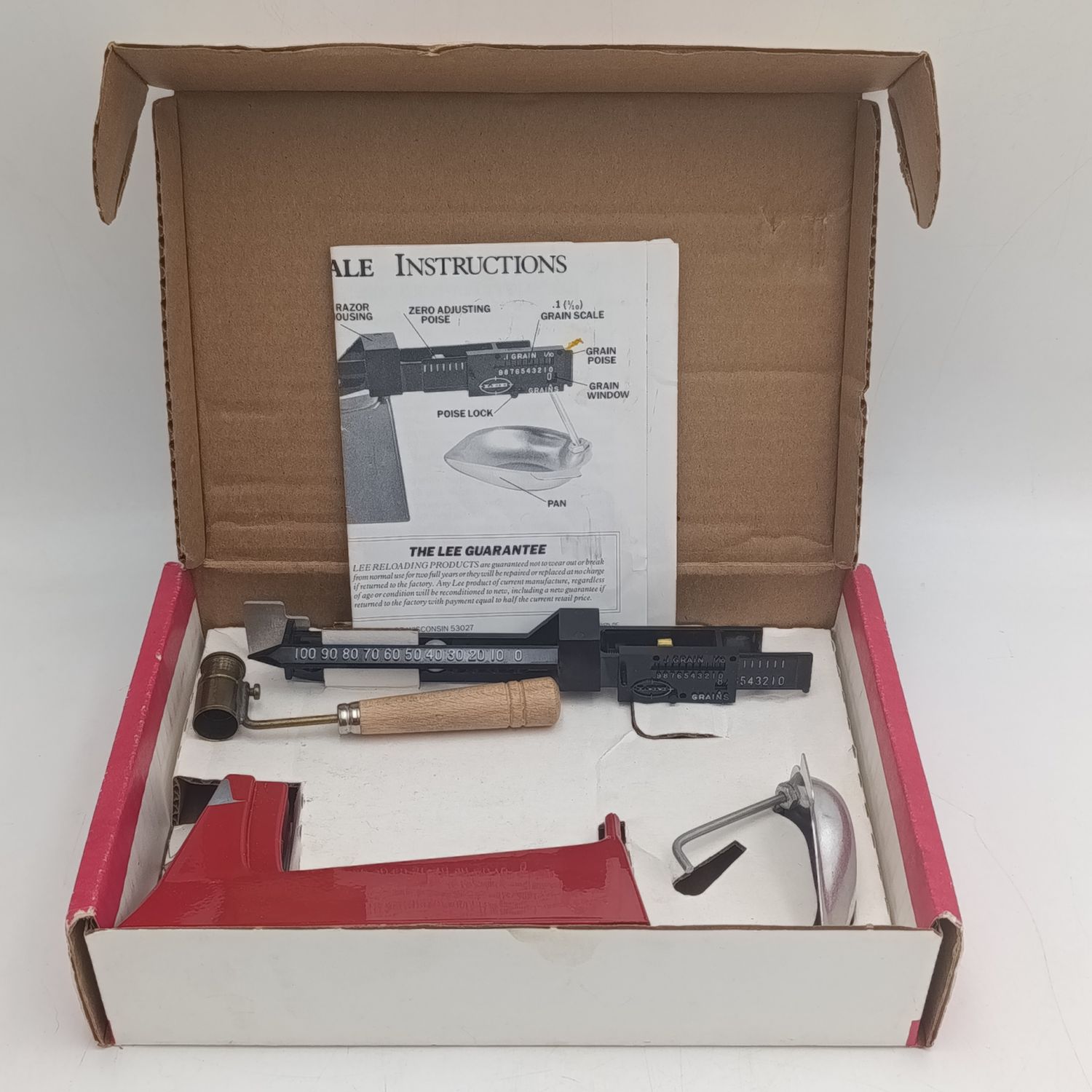 Lee Safety powder scale in box