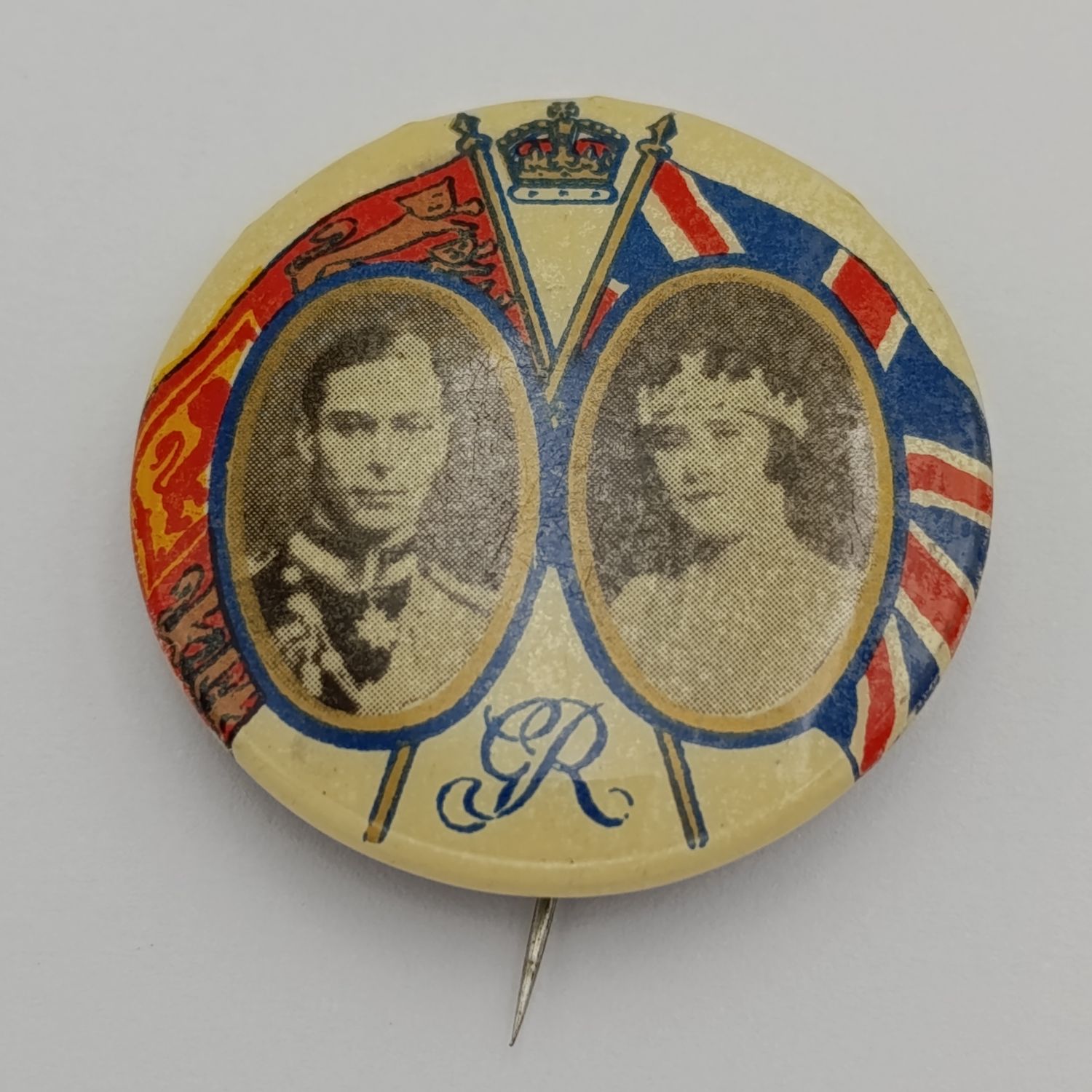 1937 Royal Coronation pin badge