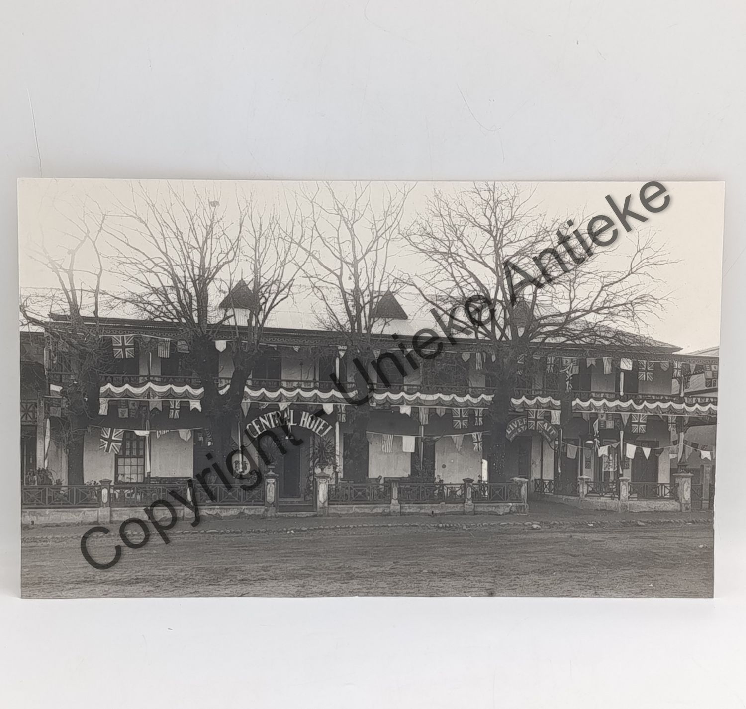 Antique photo of Central Hotel in Paarl - circa late 1800&#39;s