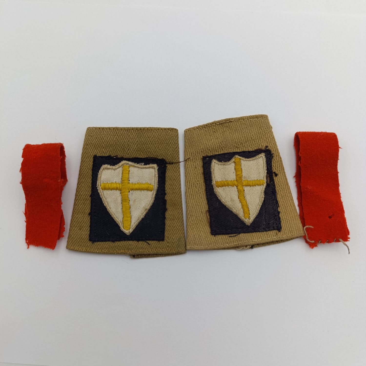 Pair of WW2 SA Army 8th Army epaulettes