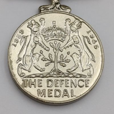 WW2 The Defence medal miniature