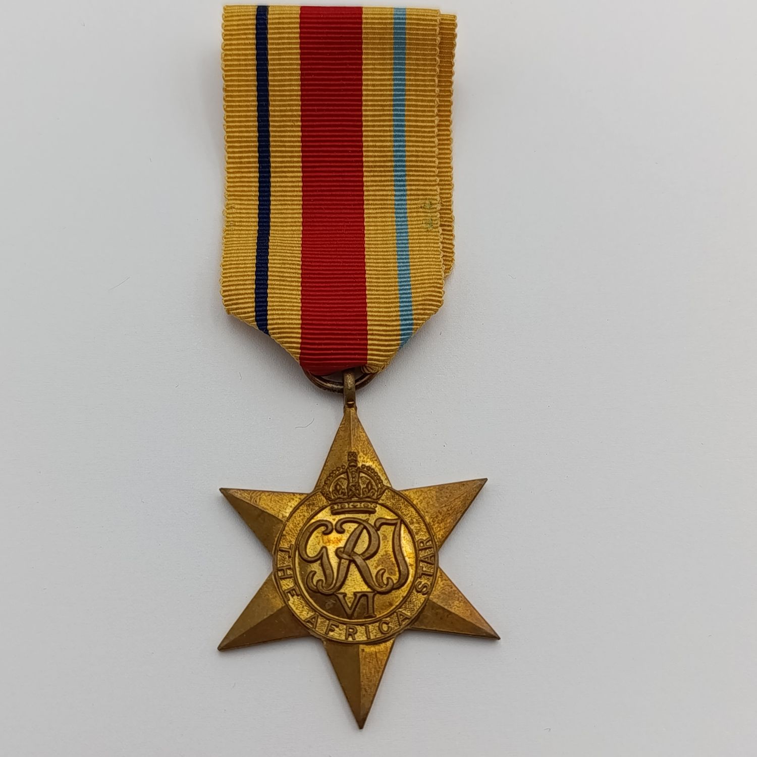 WW2 The Africa Star medal - unnamed issue
