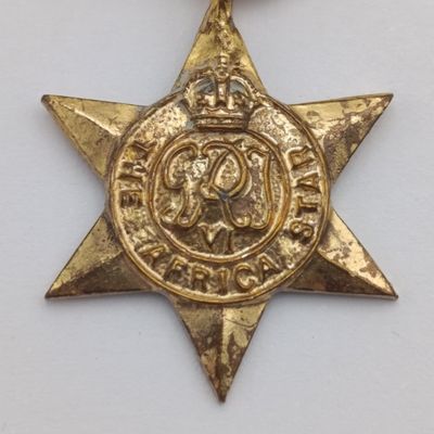 WW2 The Africa Star miniature medal