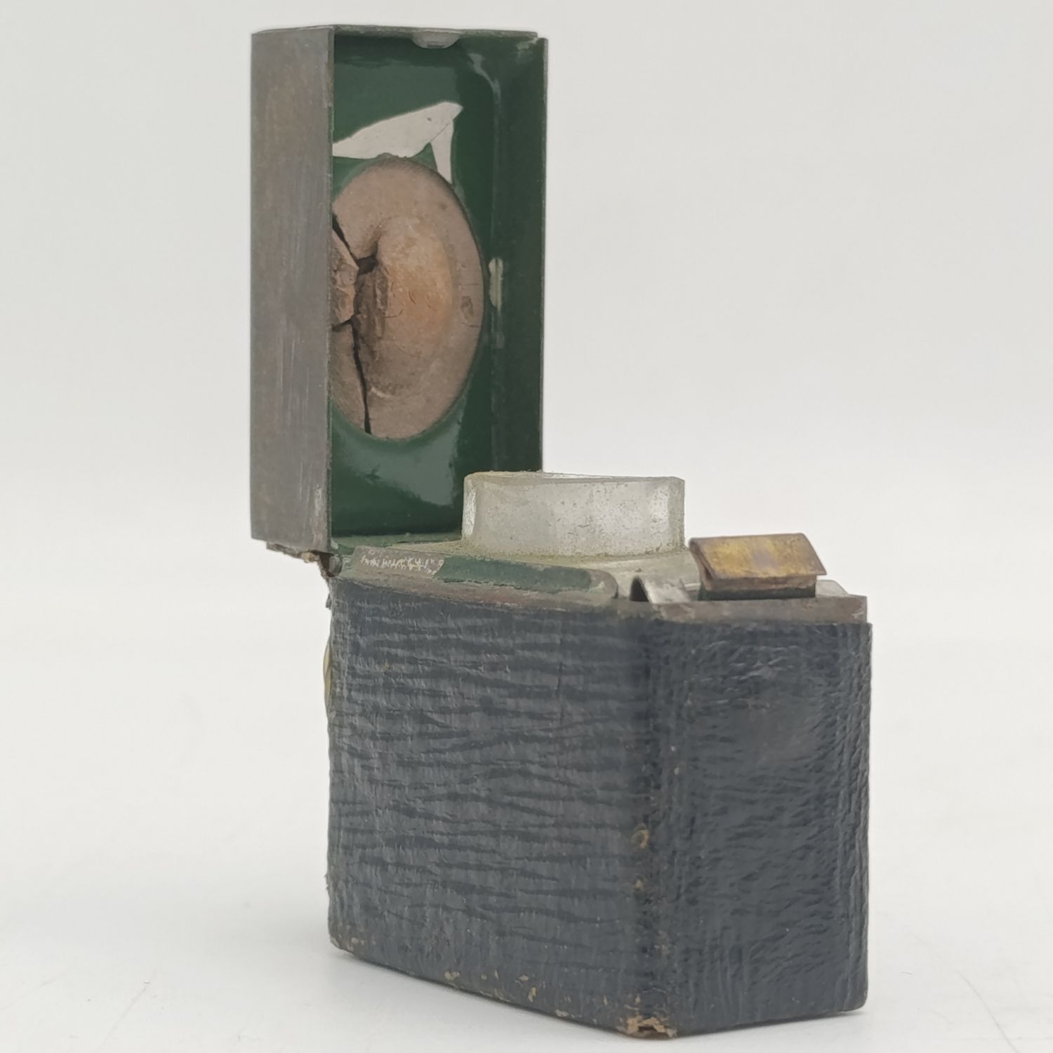 Antique pocket inkwell
