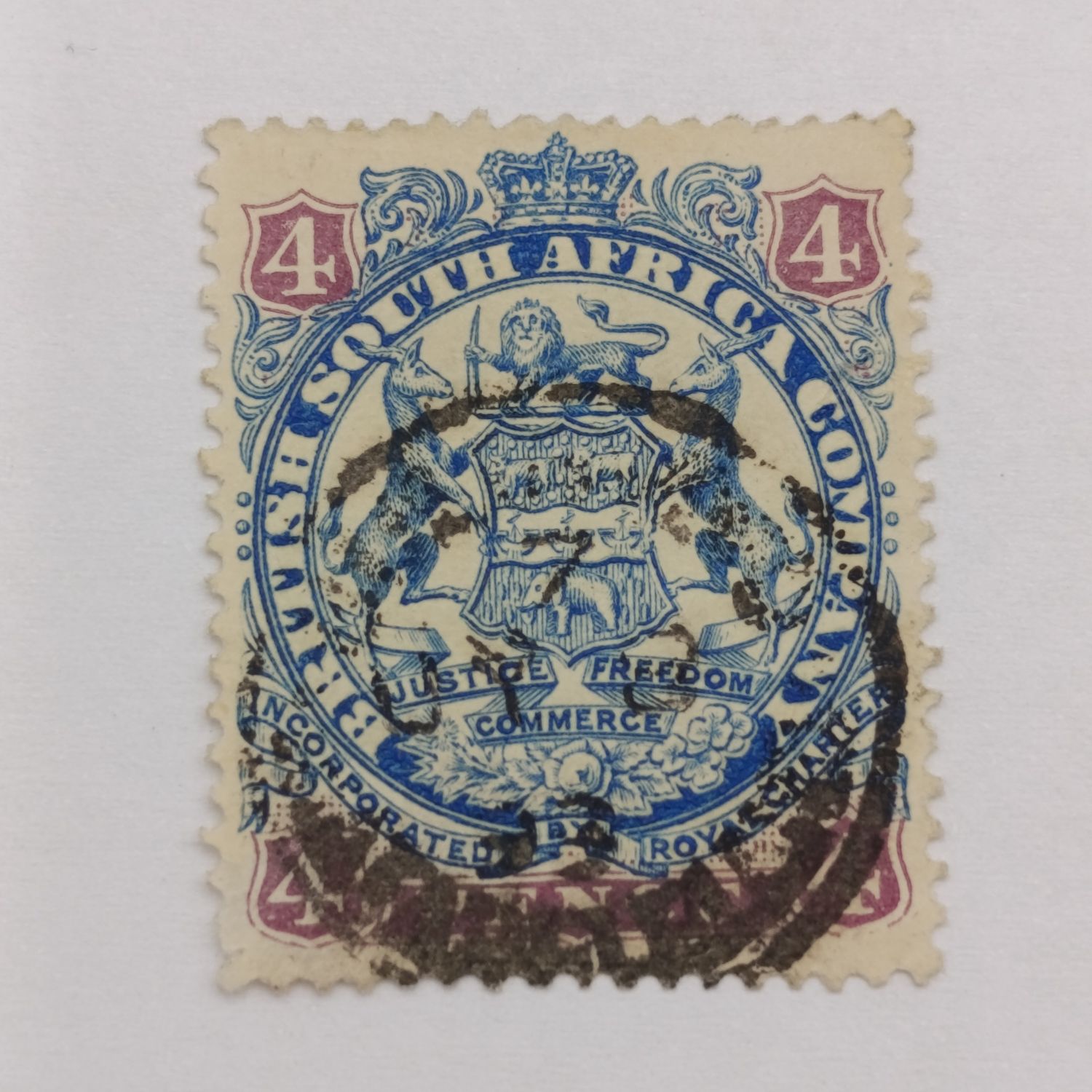 BSA company 4 pence 1896/7 SACC 32