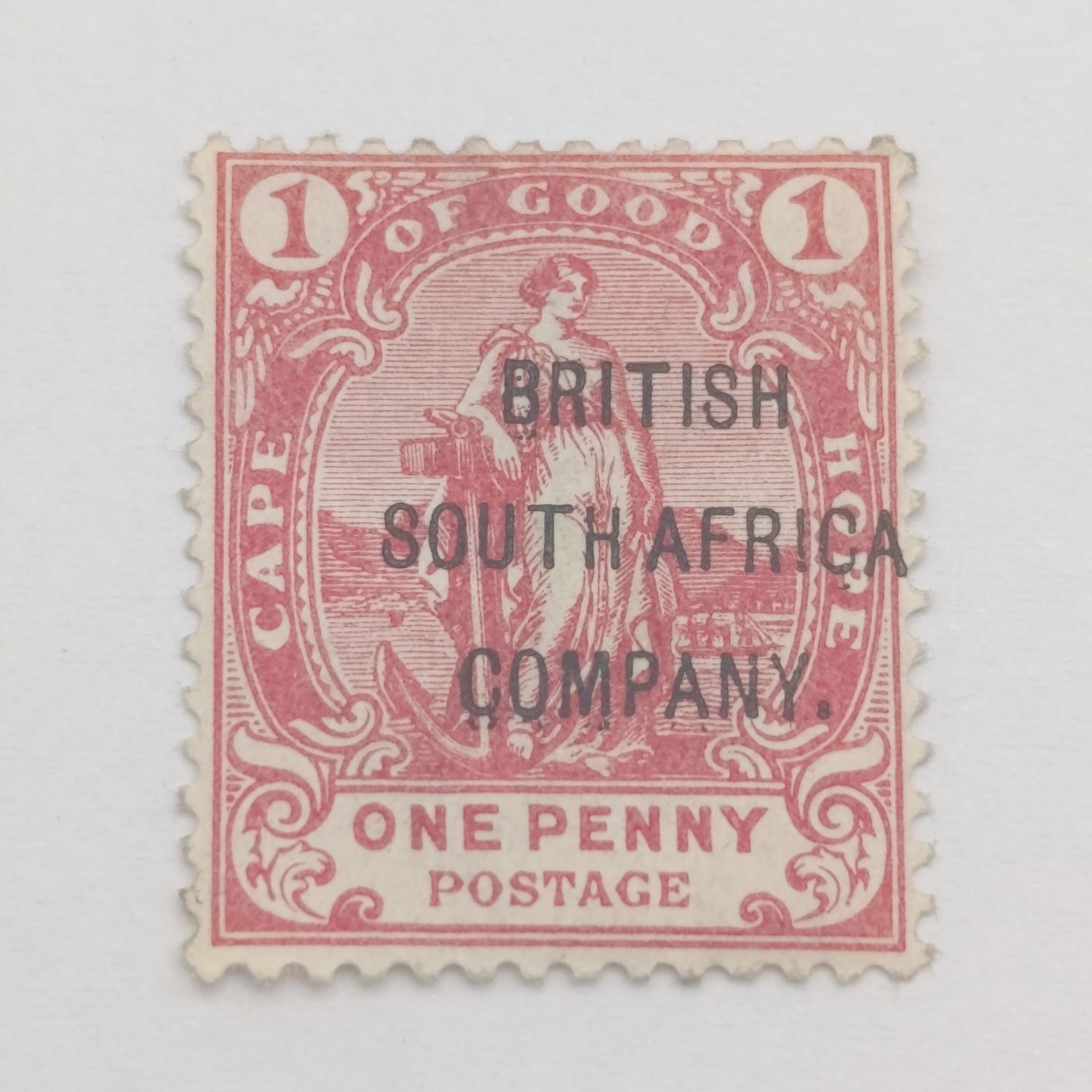 BSA Company SACC 52 mint hinged - overstamp to the right
