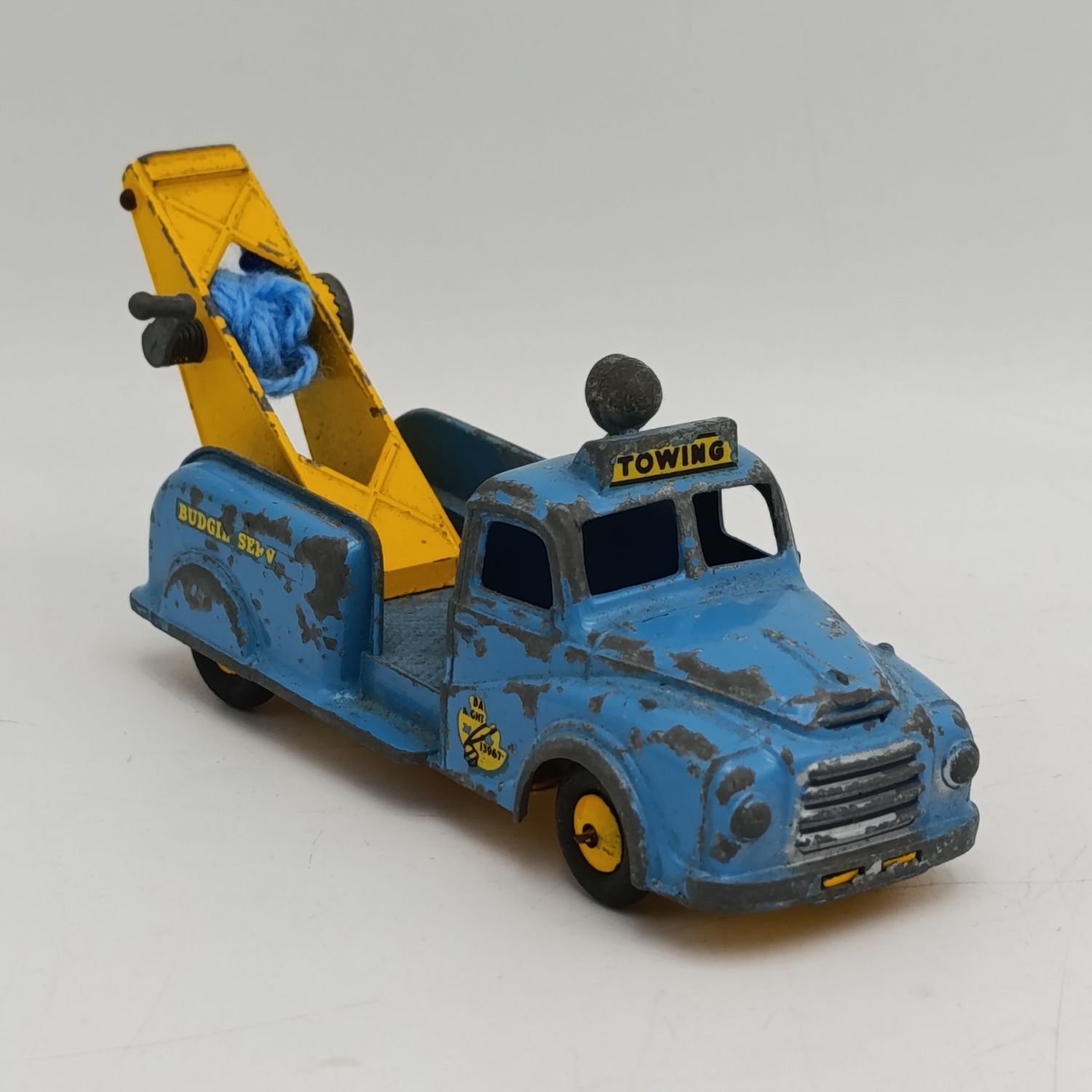 Vintage Budgie Toys Towing tender Breakdown truck die-cast model