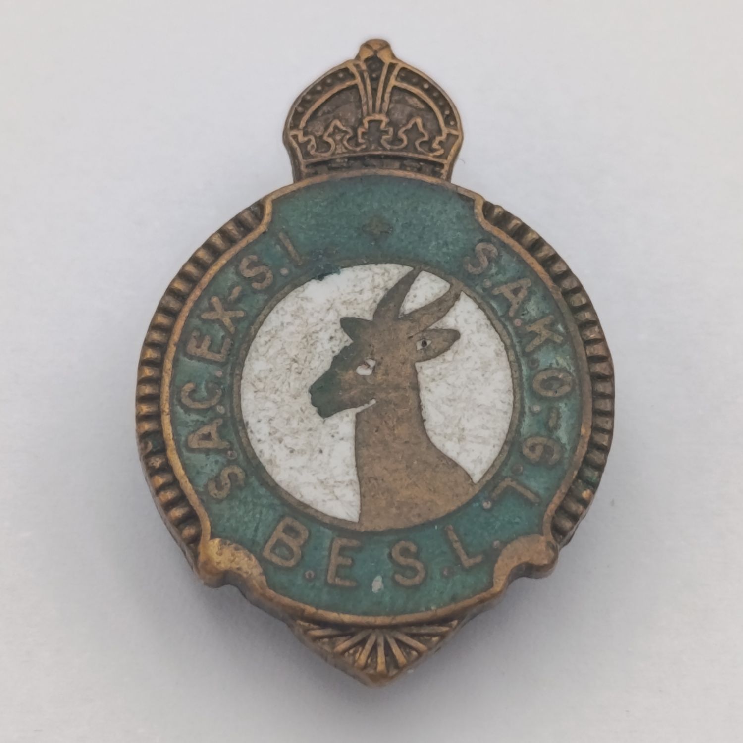 WW2 British Empire Service League South African badge