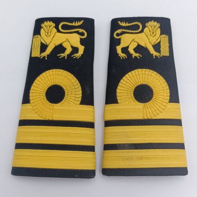 Pair of SA Navy Commander rank epaulettes