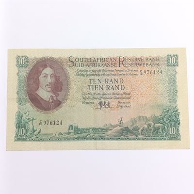 MH De Kock Banknote Ten Rand only issue EF+