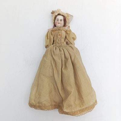 Antique bisque doll 22cm long, hands and feet intact