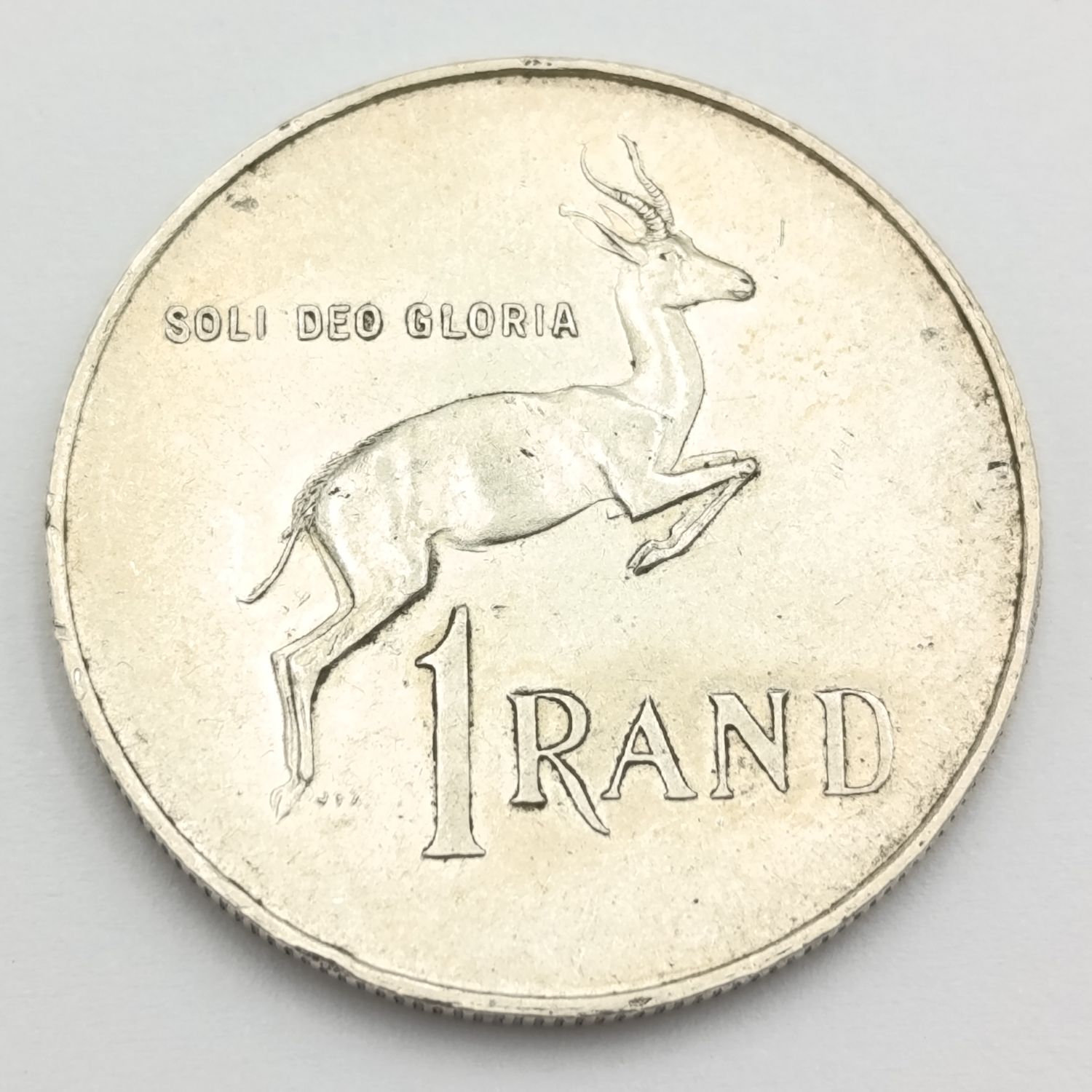 South Africa 1966 Silver R1 - Tick on ear