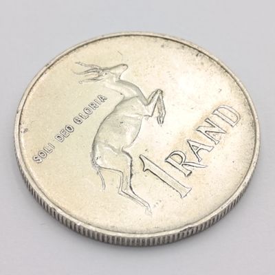 South Africa 1966 Silver R1 - Tick on ear