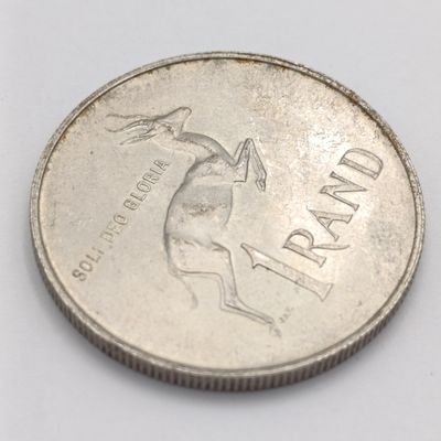 1967 South Africa silver R1 Jumping Tick on back (constant variety)