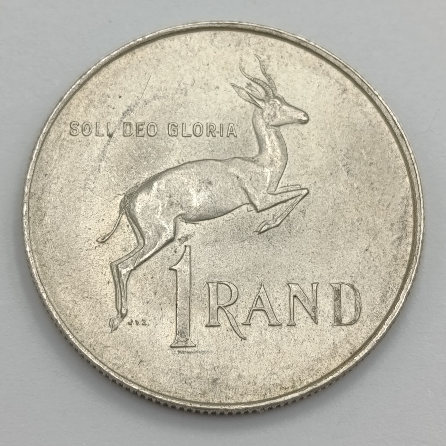 South Africa 1966 silver R1 Tagged EAR variety