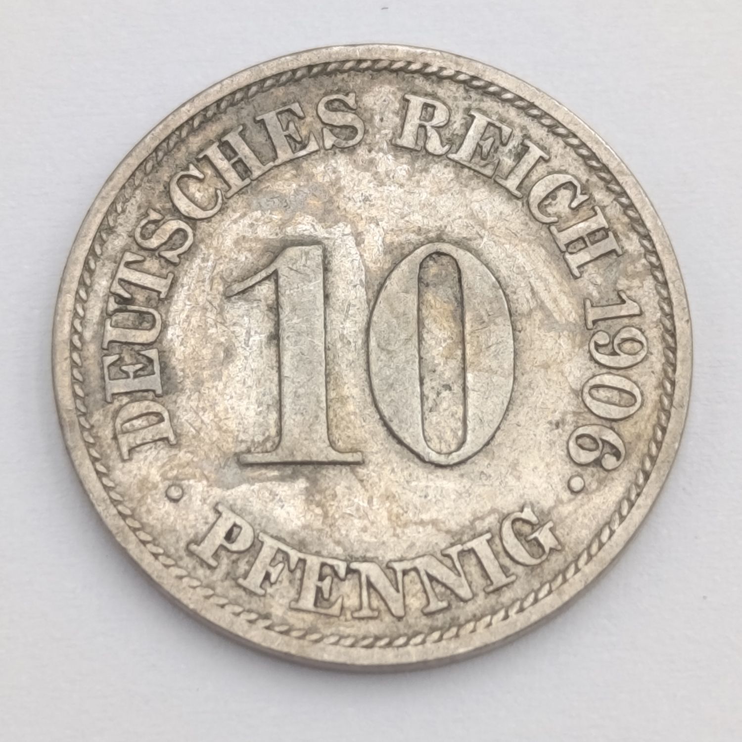 Germany Empire 1906J 10 pfennig