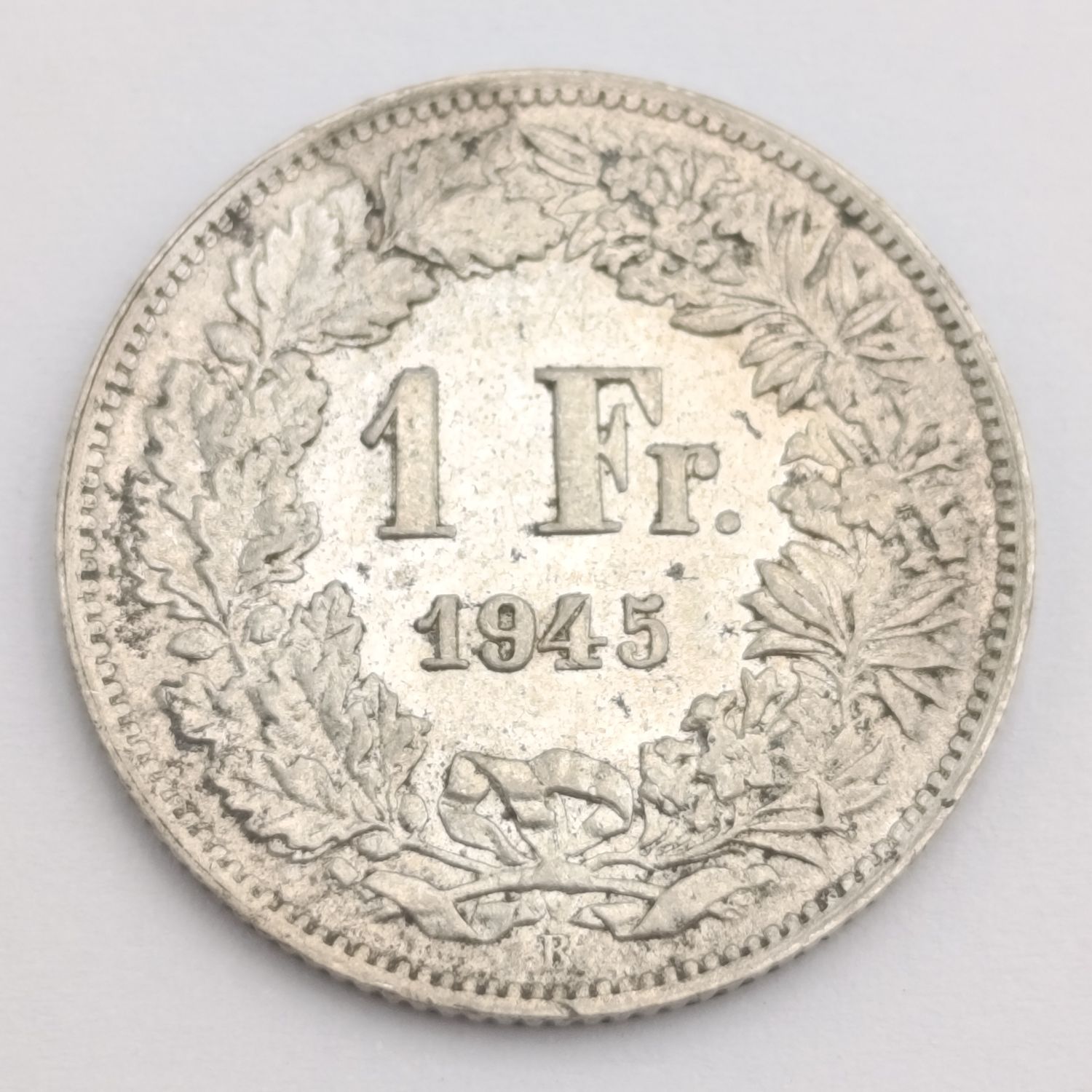 Switzerland 1945 silver 1 Franc