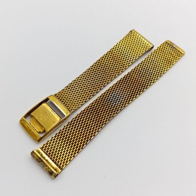 Original vintage Girard-Perregaux goldplated watch strap