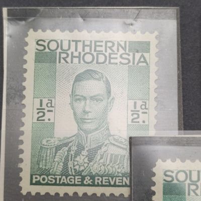 Southern Rhodesia set of 13 George 6 stamps mint - 1937 issue
