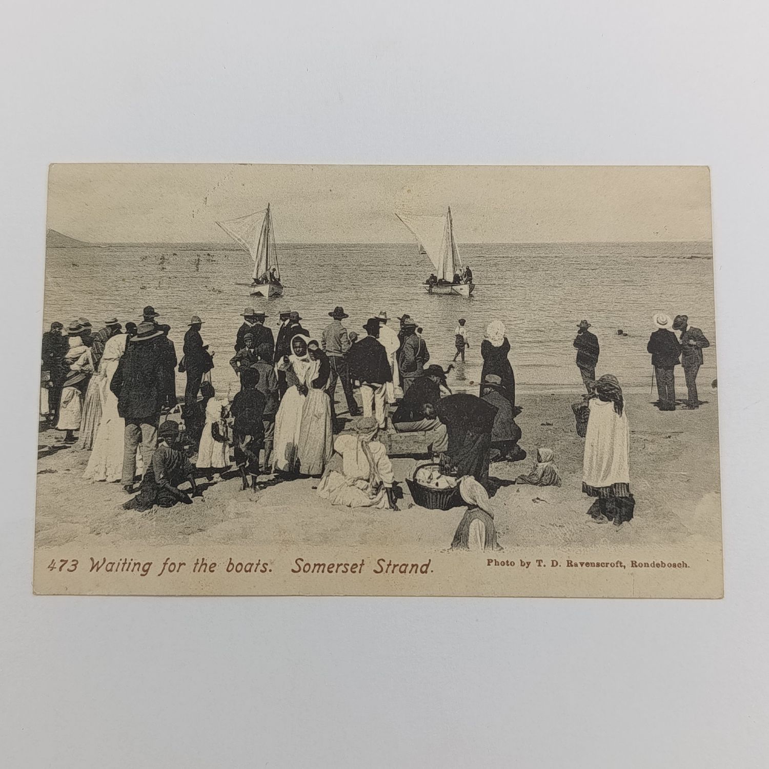 1906 Postcard from Somerset Strand through Lynedoch to Eerste Rivier station