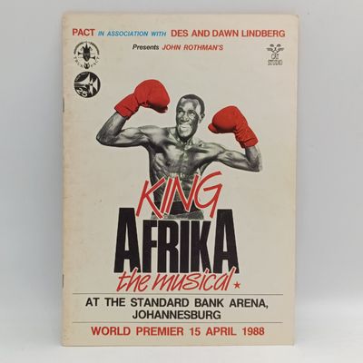 King Afrika - The musical - 15 April 1988 - original catalogue