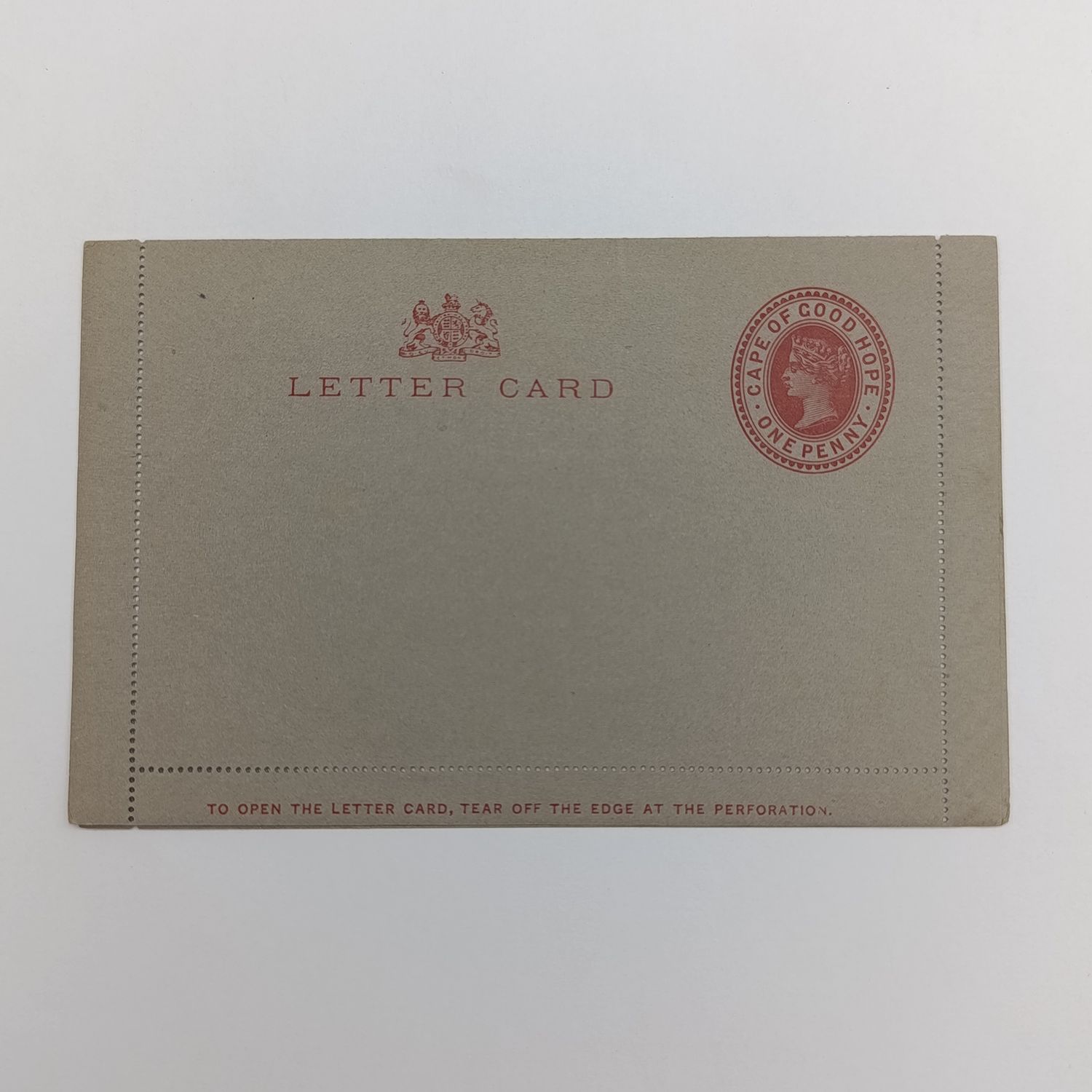 Late 1800&#39;s Cape of Good Hope Letter card unused