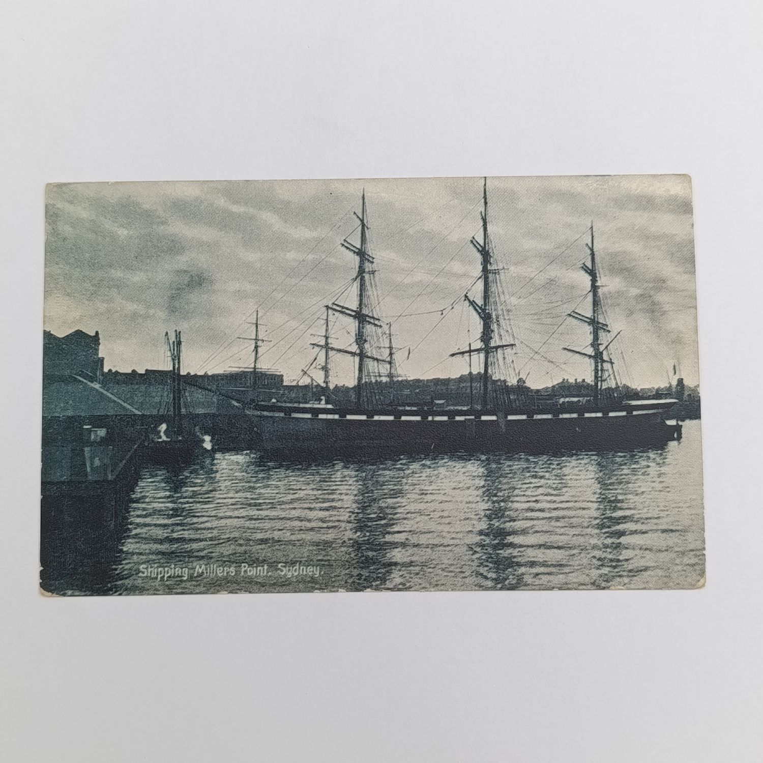 1909 Postcard from Fraserburg Rd to Ceres, Cape Colony - Pictures of shipping Millers Point, Sydney