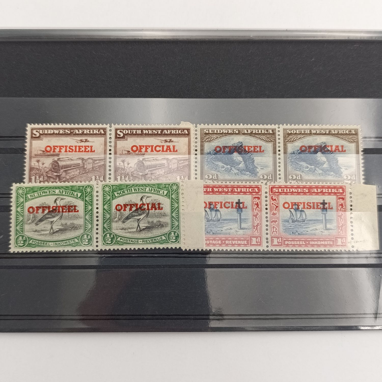 Stamps South Africa SACC 23 - 26 hinged mint pairs