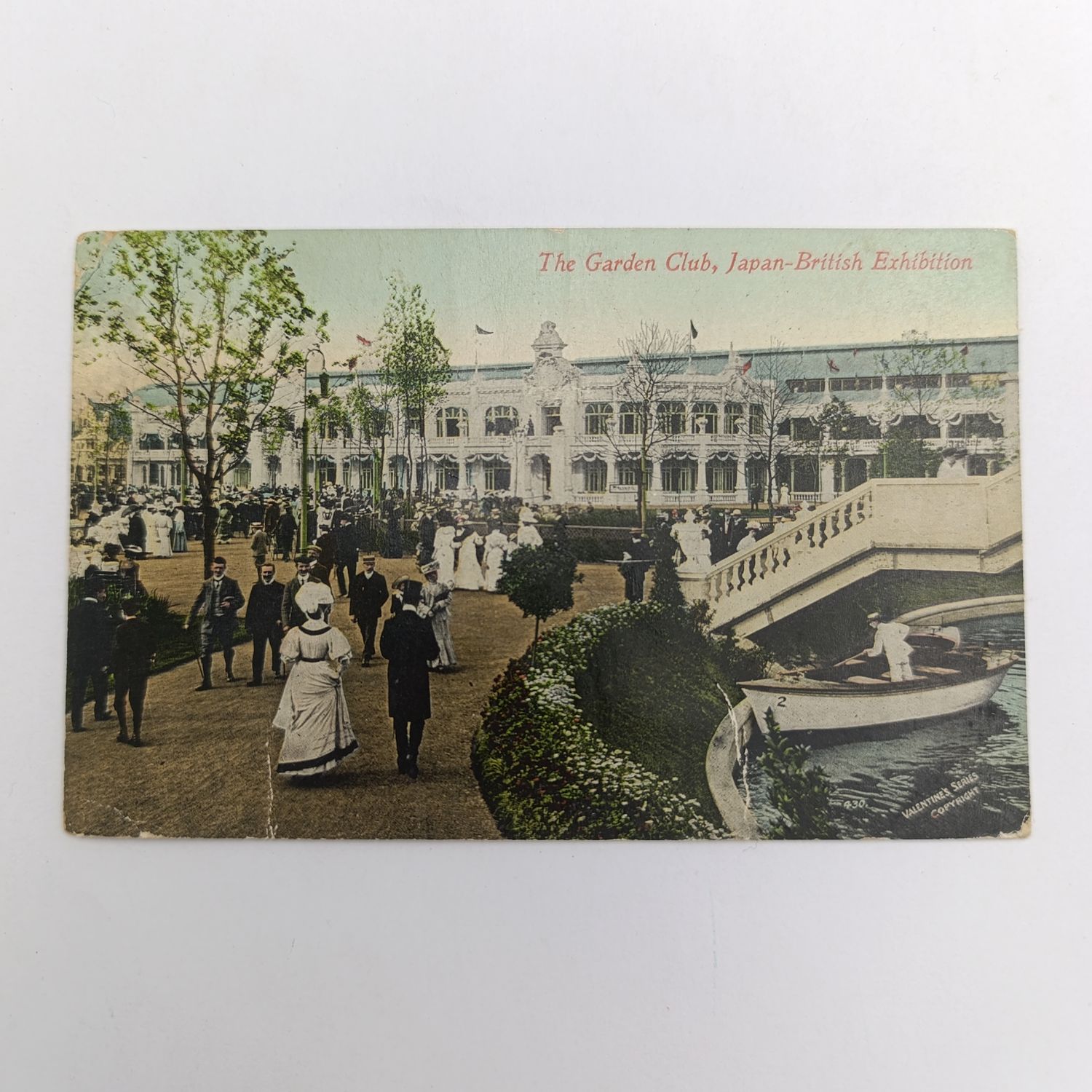 1910 Postcard Romford, England to Ashton, Cape Colony with one penny stamp - Japan British Exhibition card