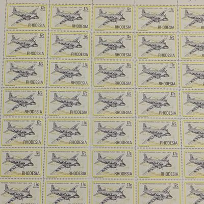 SACC 337 Vickers  Viking full sheet with fold crease bottom left