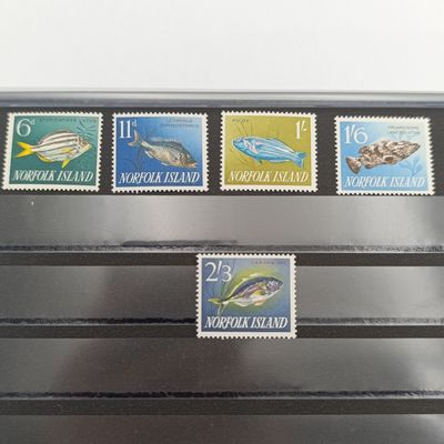 Set of 5 Norfolk Island stamps SG43 to SG48 - no SG46