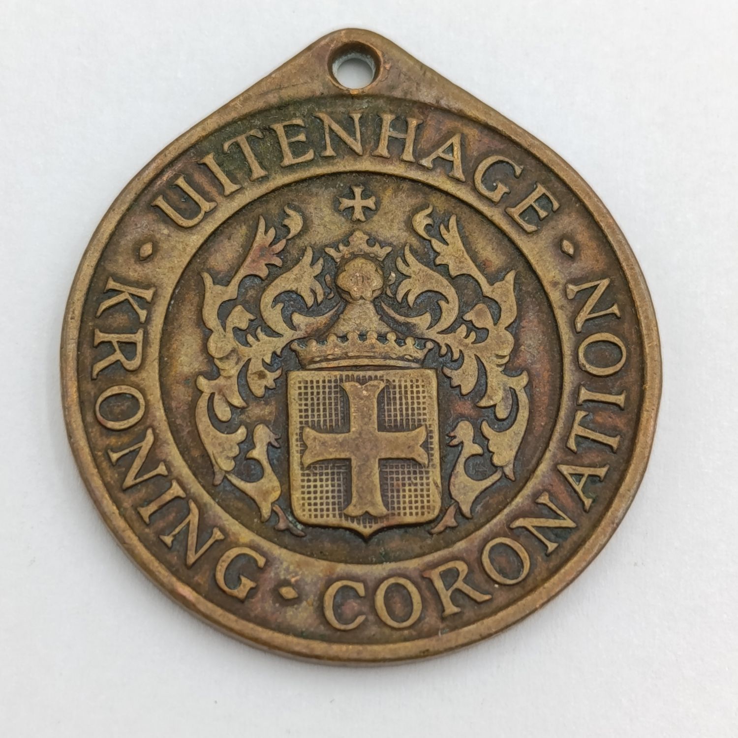 Uitenhage - Coronation of Queen Elizabeth 2 medallion