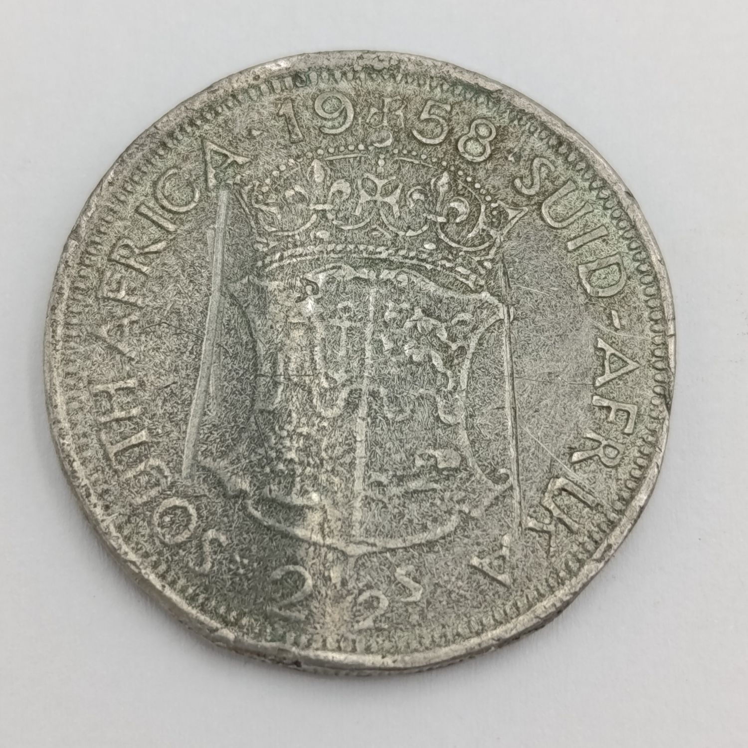 1958 Prison money 2 1/2 Shilling - weighs only 11,5g