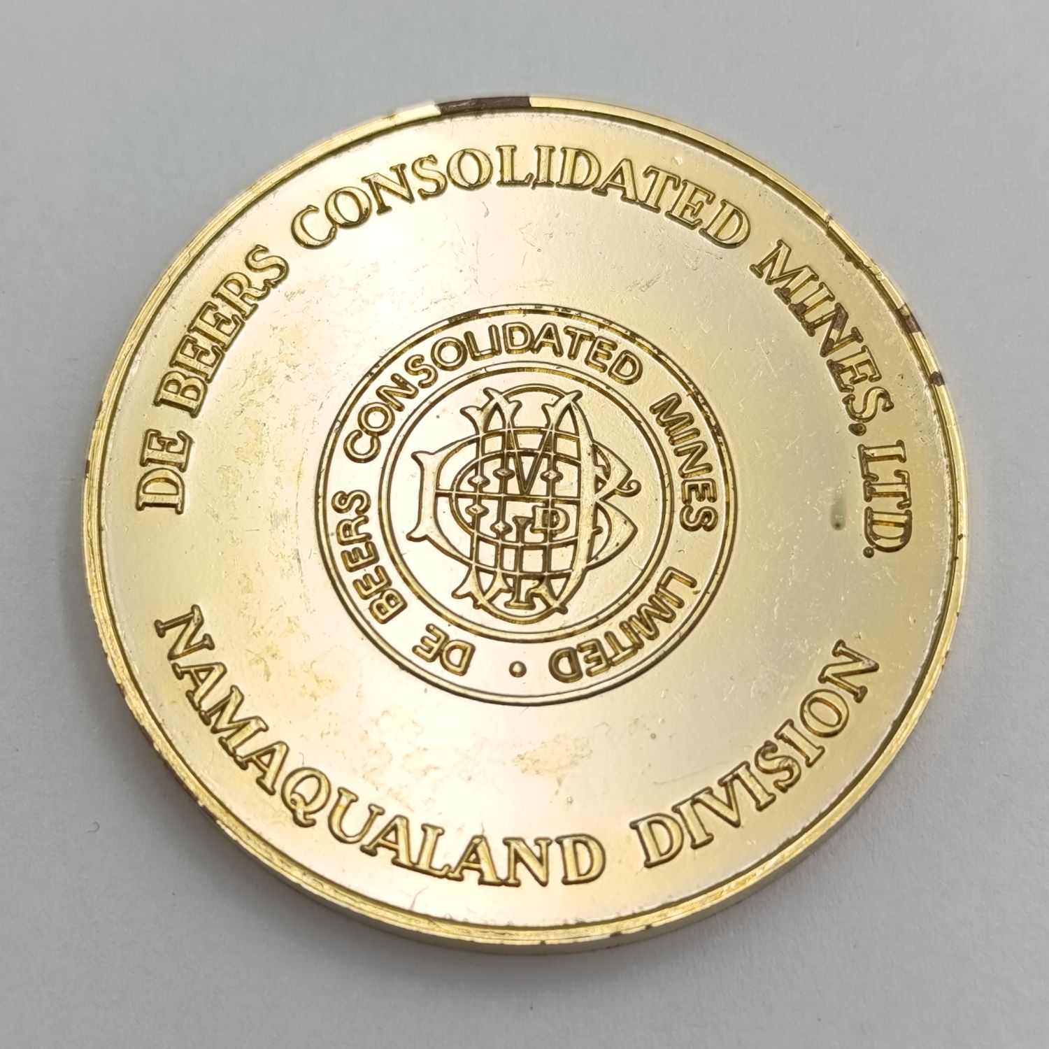 Namaqualand Good Housekeeping De Beers Mines medallion