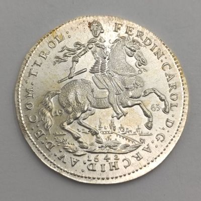Austria 1963 2 Ducat restrike Brilliant uncirculated